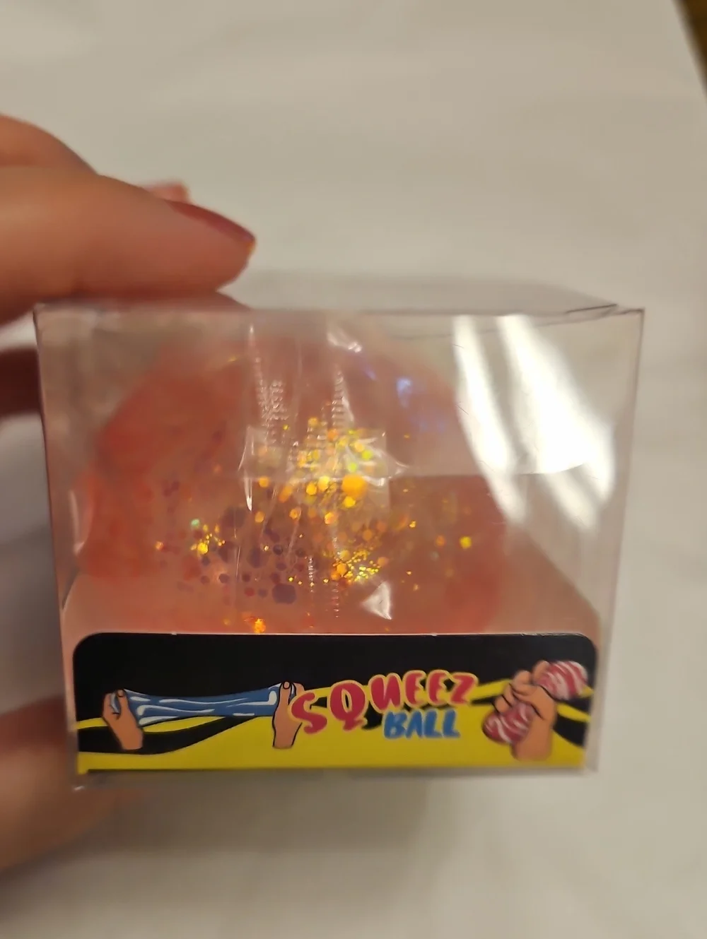 NEW! Squeez Ball Orange & Yellow
